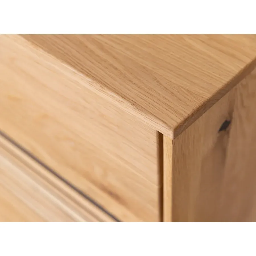 komoda tirano 154x39 cm, materijal: masivno drvo hrast - slika 5