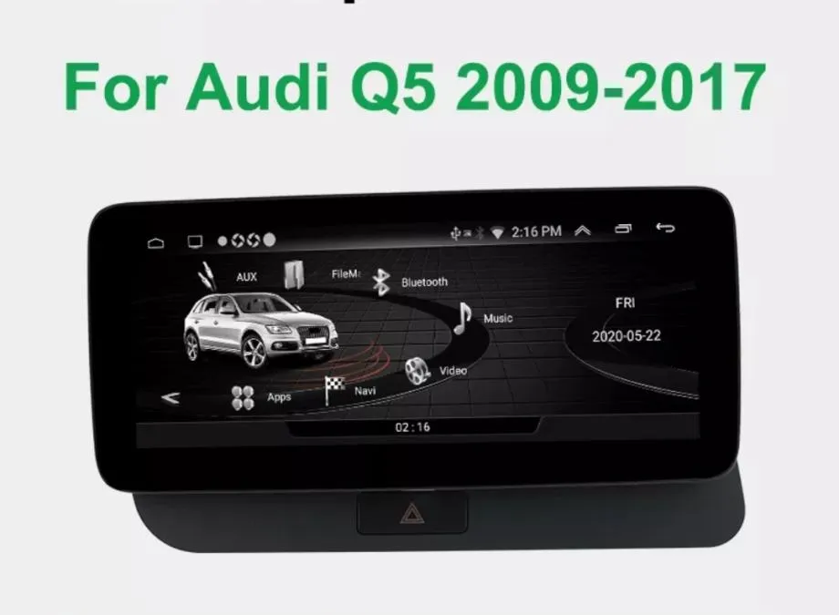 original android za audi q5 2009-2017 multimedija navigacija + kamera - slika 17