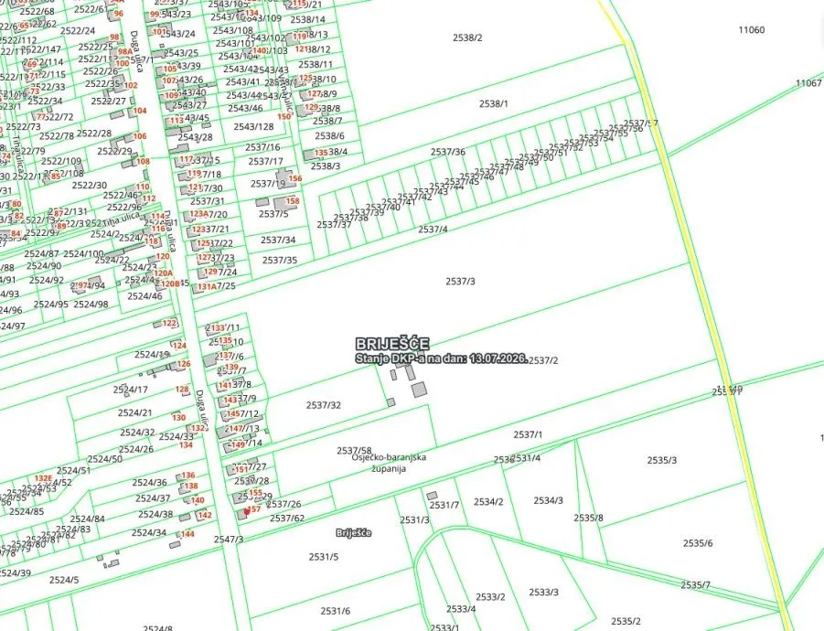 građevinsko zemljište, briješće, 700 m2 - slika 7