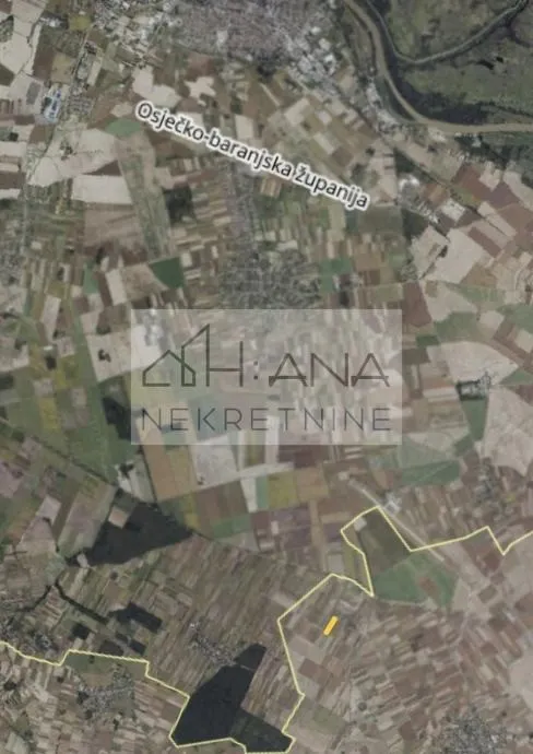 Građevinsko zemljište s projektom za kuću, Ivanova ul.,Ćelije, 4933 m2 - Trpinja