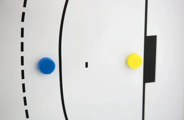 taktička magnetna tabla 90 x 60cm - slika 3