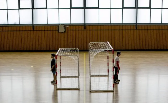 pvc mini rukometni gol 2.4 x 1.7 m +mreža - slika 2