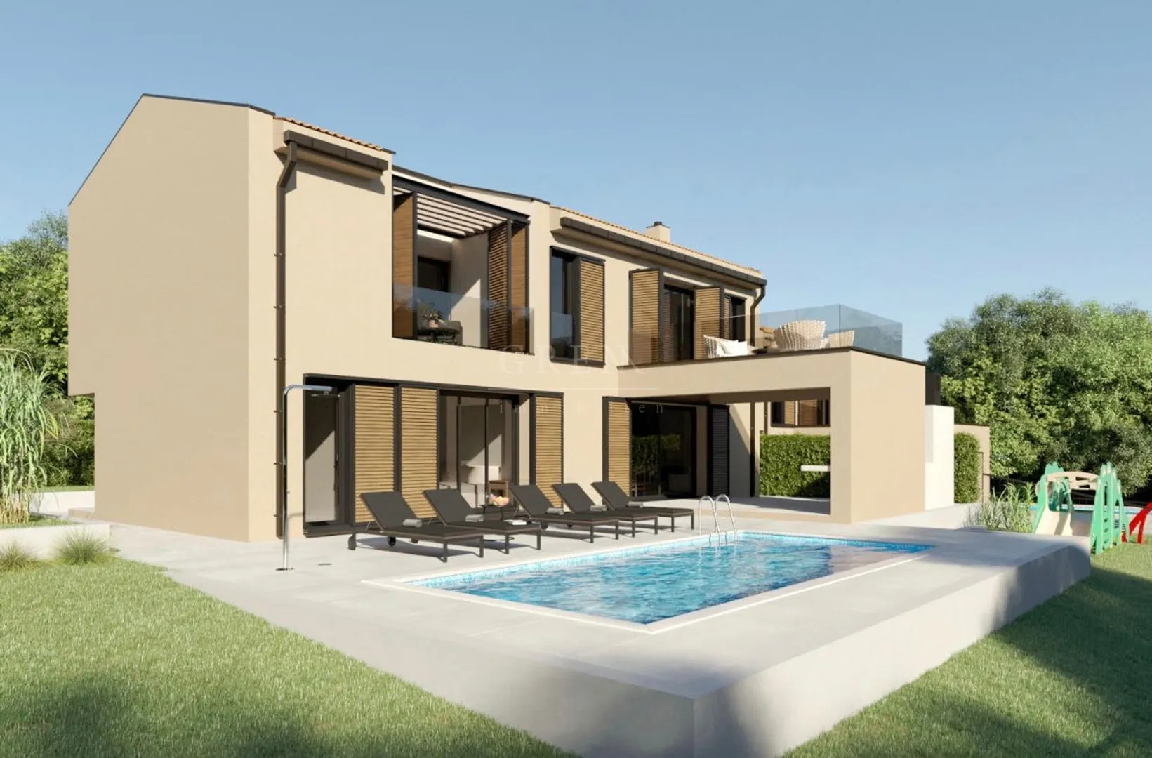 građevinsko zemljište sveti lovreč, 1300 m2 sa građevinskom dozvolom - slika 16