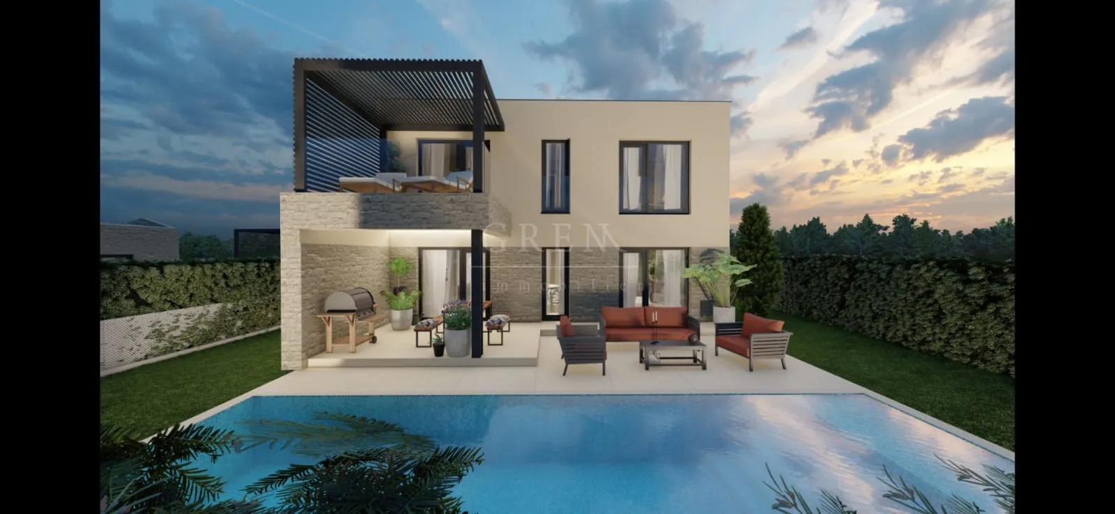 poreč, okolica, niskoenergetska moderna vila sa bazenom u novogradnji , 550.000,00 € + pdv - slika 13