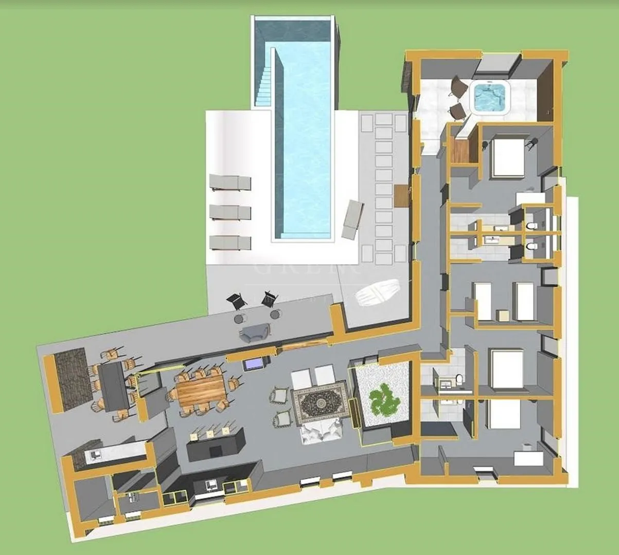 prekrasna vila sa bazenom okolica svetog lovreča, 289 m2, prodaja - slika 14