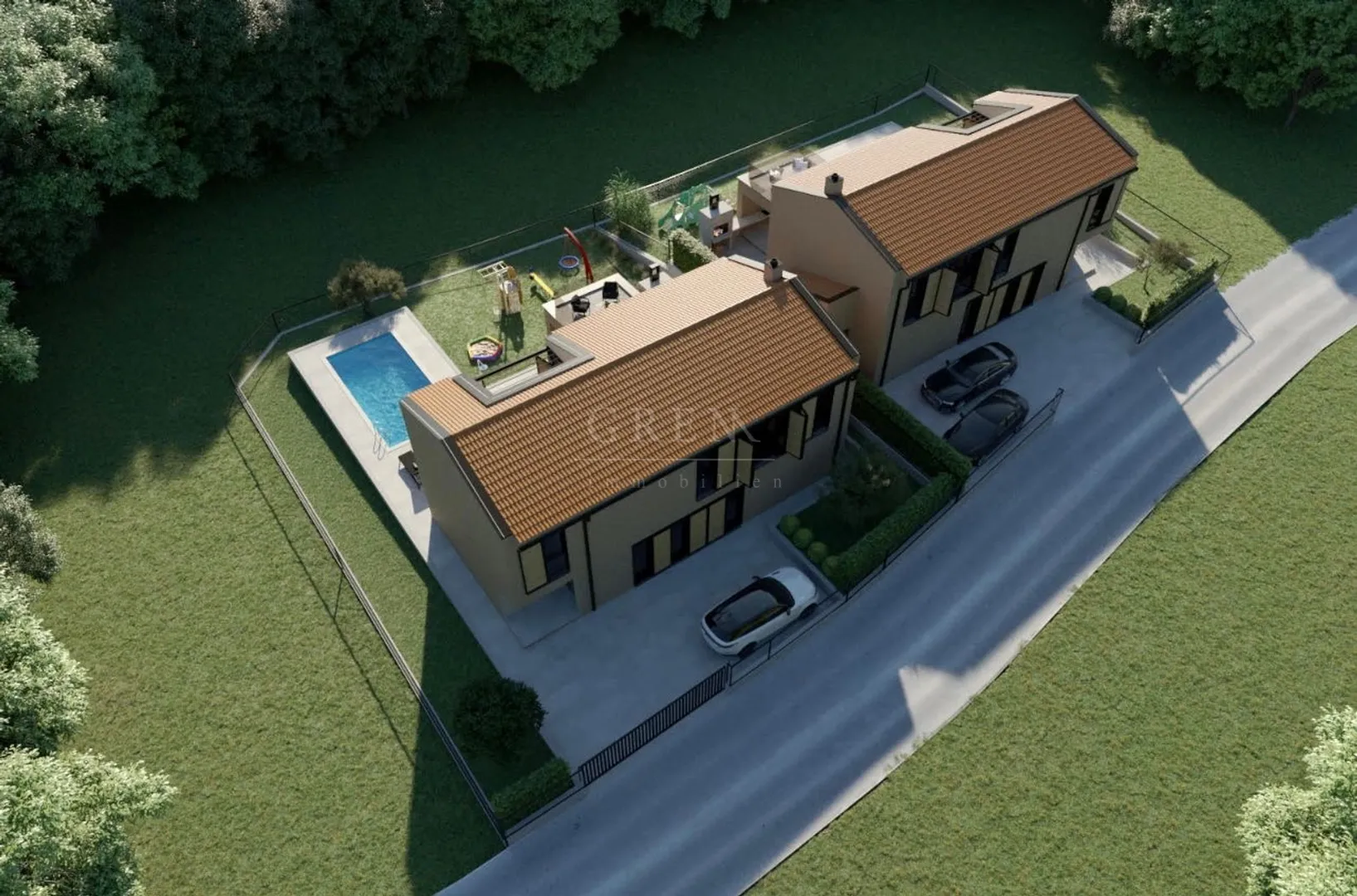 građevinsko zemljište sveti lovreč, 1300 m2 sa građevinskom dozvolom - slika 11