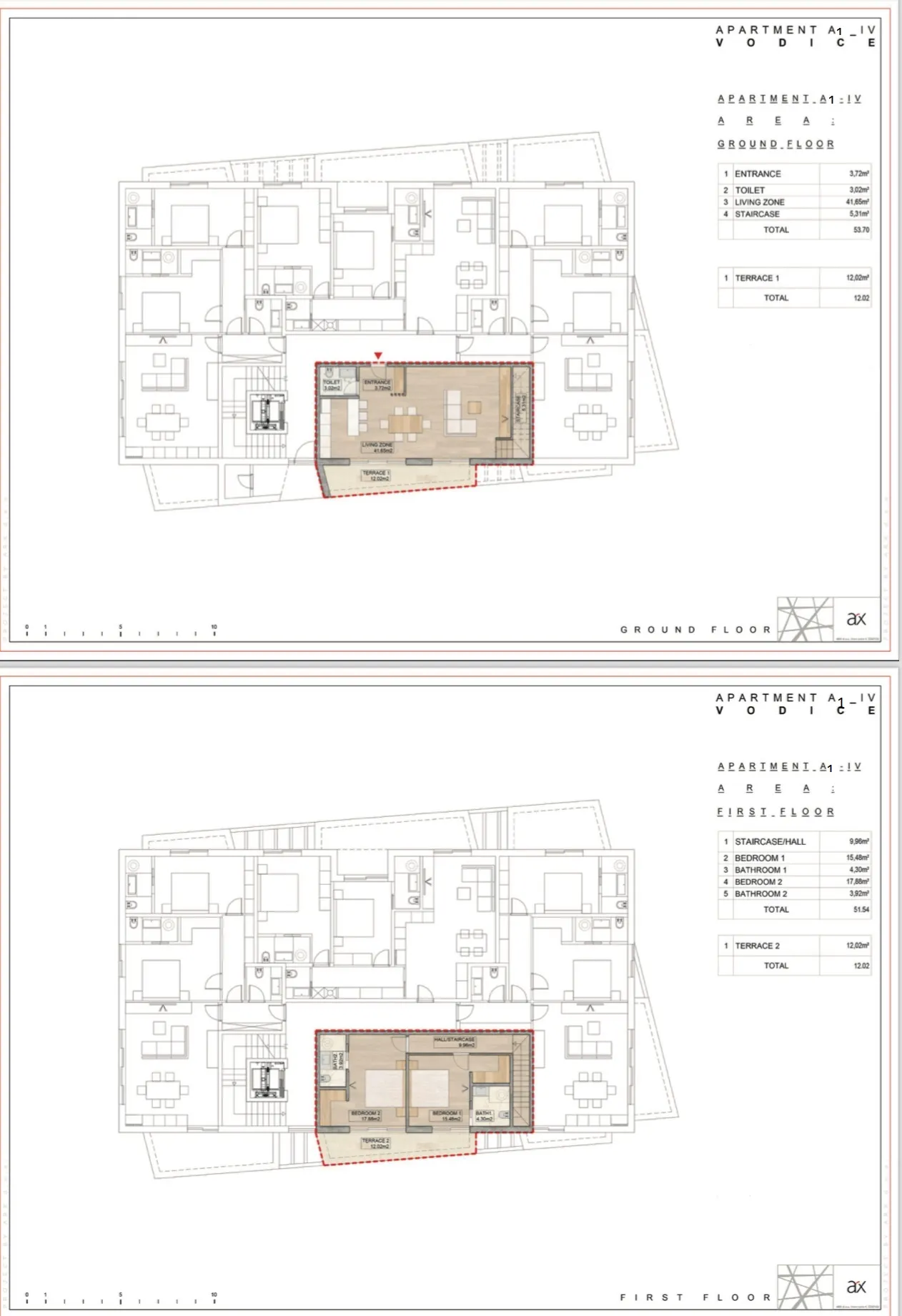 luksuzni dvoetažni stan u vodicama a1-4 - 112,99 m2 - la ginestra residence - slika 9