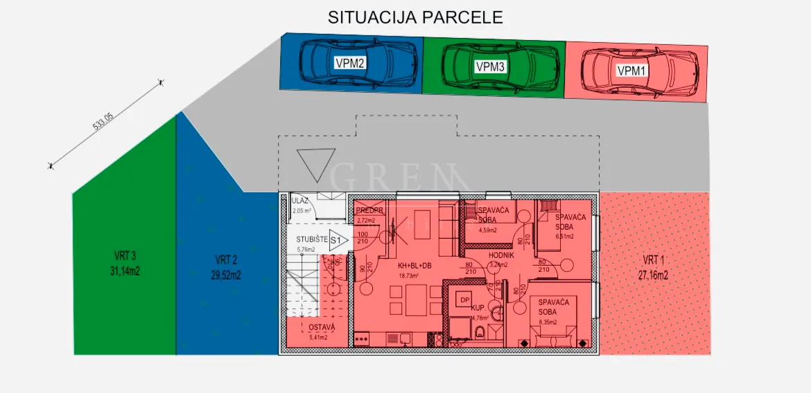 novogradnja gornja dubrava,stan s vrtom 57,47m2 ,prodaja! - slika 9
