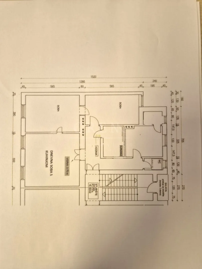 stan u centru zagreba sa projektom - 111 m2, 5+ soba - slika 21