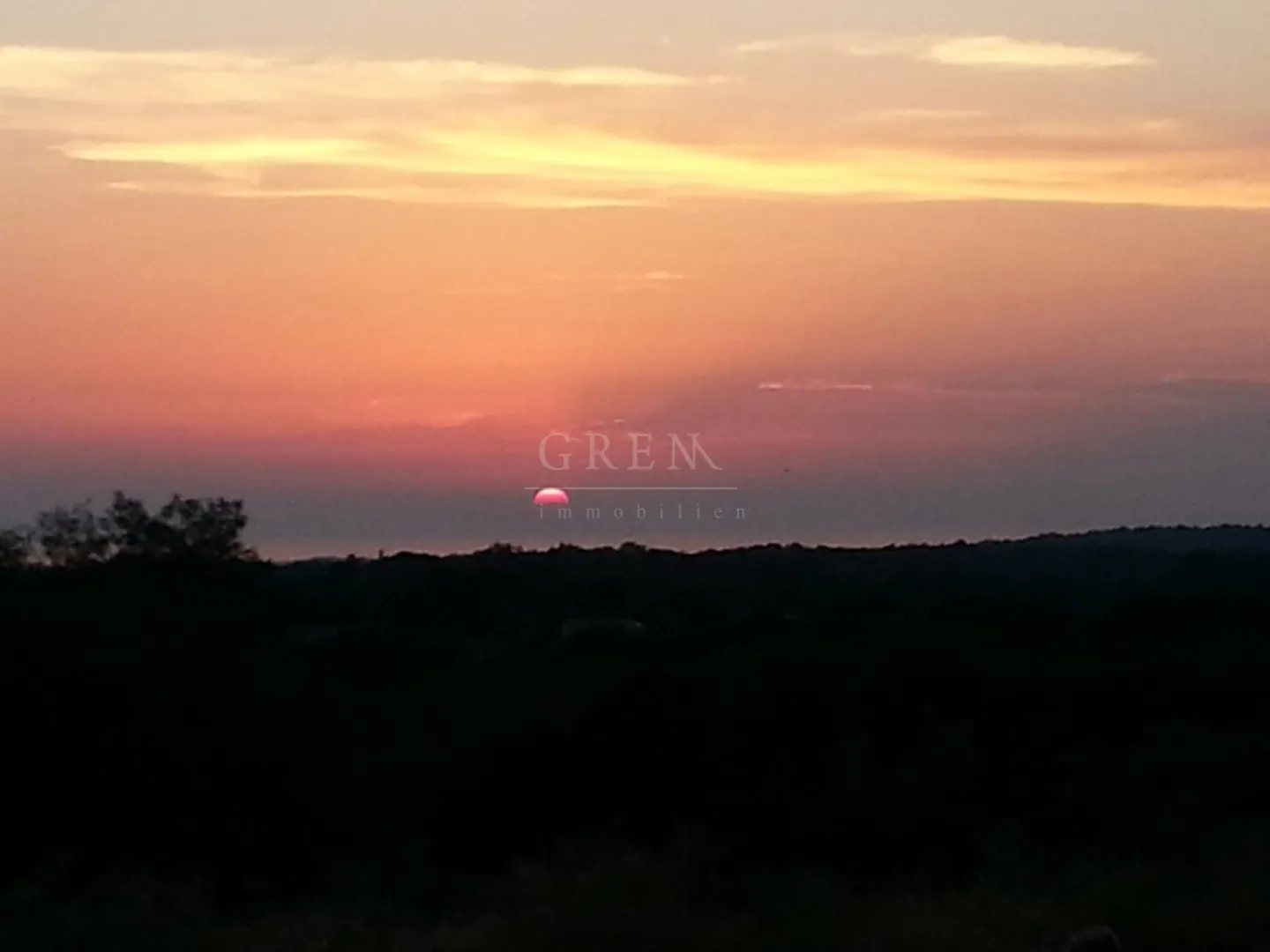Građevinsko zemljište okolica Sv. Lovreč sa pogledom na more, 1550 m2 - Poreč