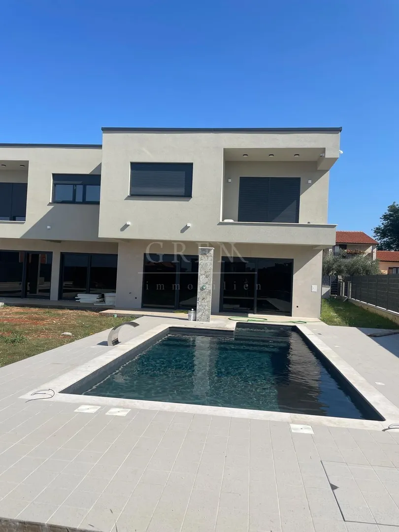 dvojna kuća u izgradnji sa pogledom na more, kaštelir, 165 m2 - slika 3