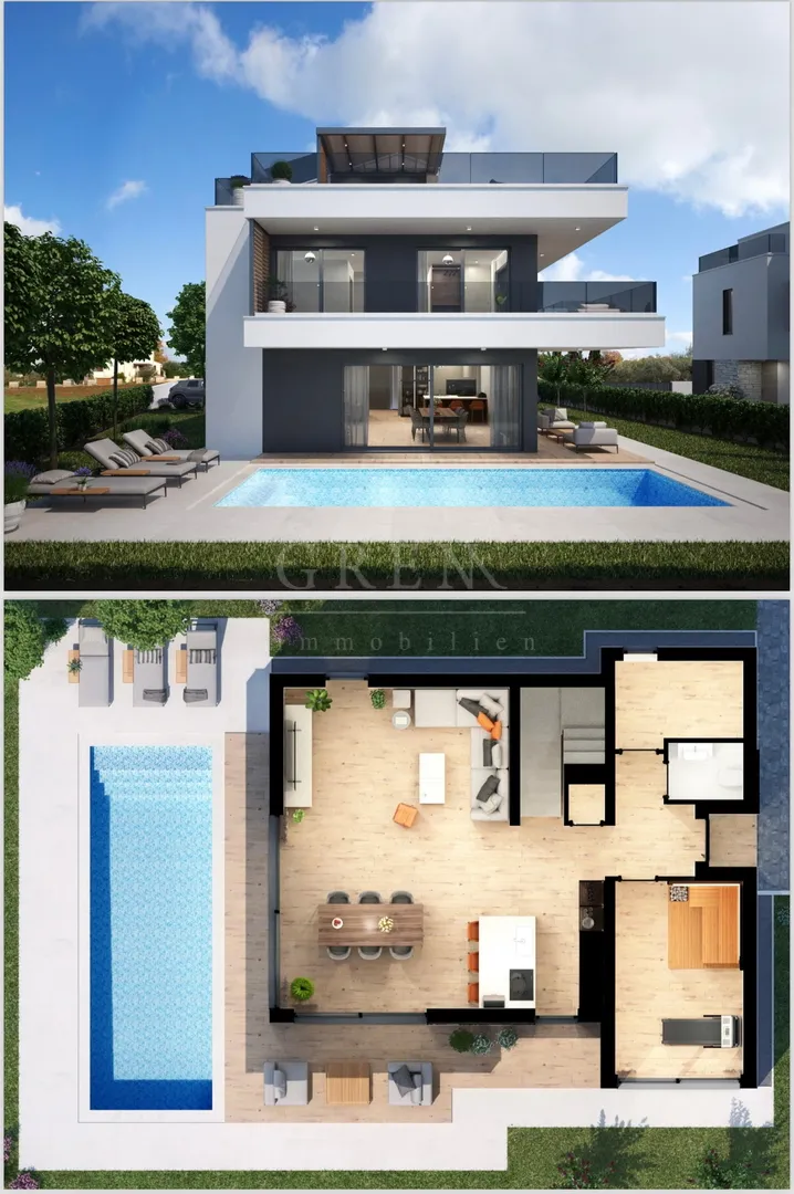 vila sa bazenom, poreč, 264 m2, novogradnja, prodaja - slika 6