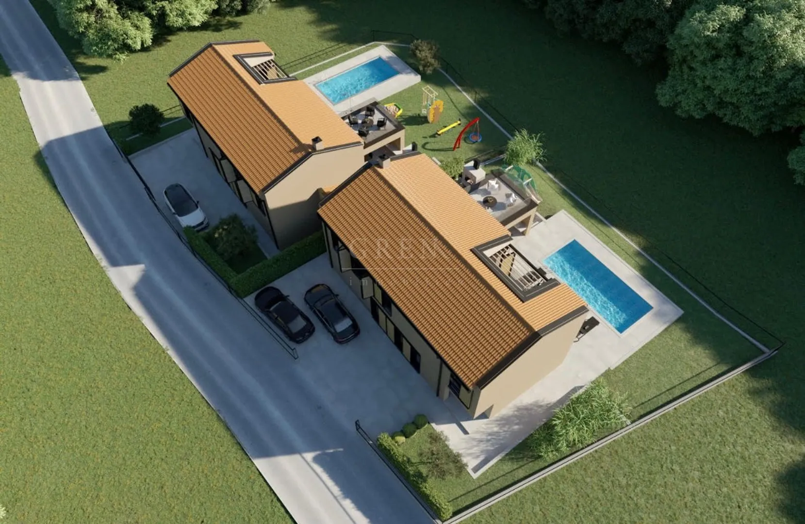 građevinsko zemljište sveti lovreč, 1300 m2 sa građevinskom dozvolom - slika 12