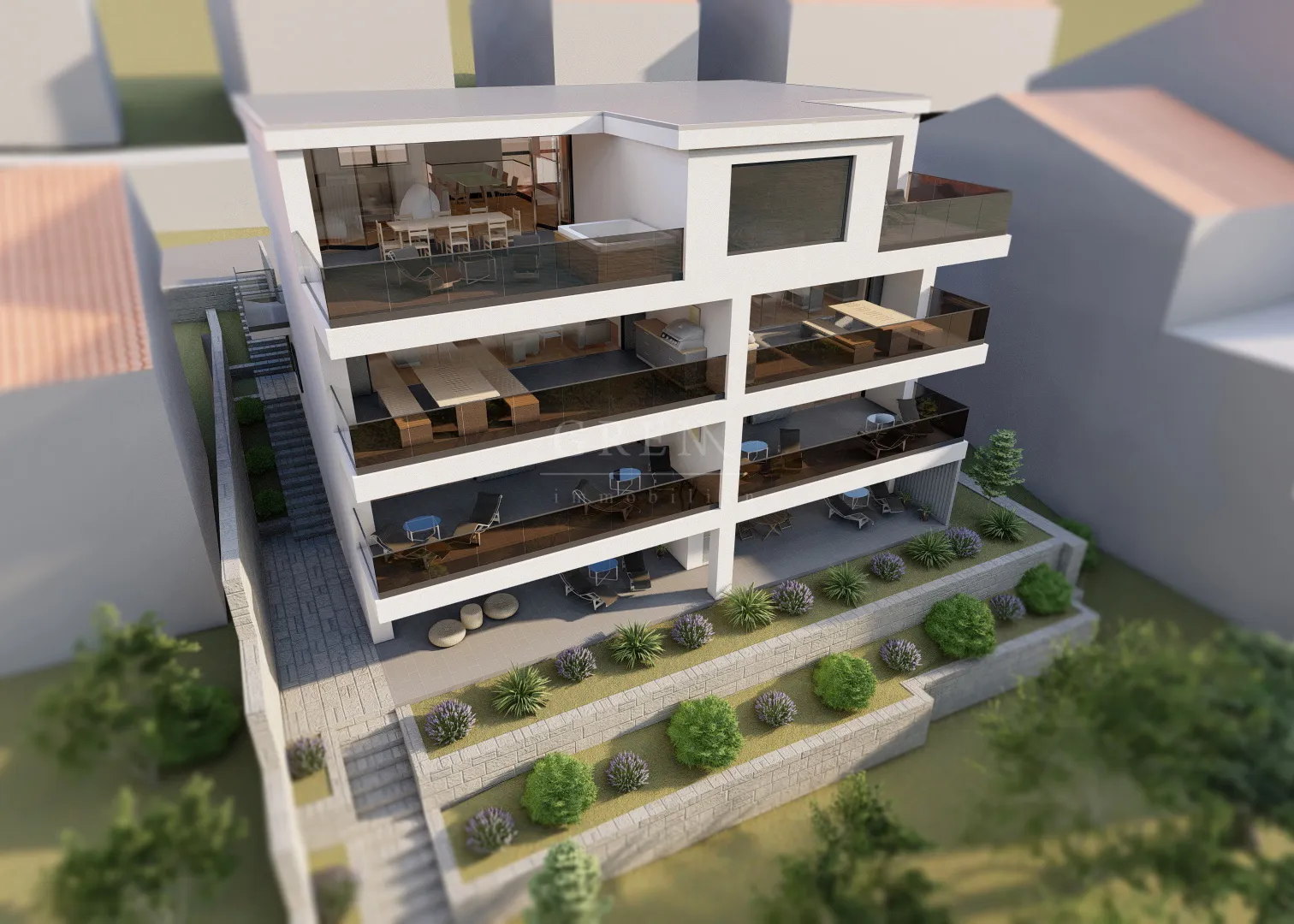 luksuzna novogradnja, 4-sobni duplex a3, 102m2 + 45m2 loggia – drage, pakoštane - slika 18