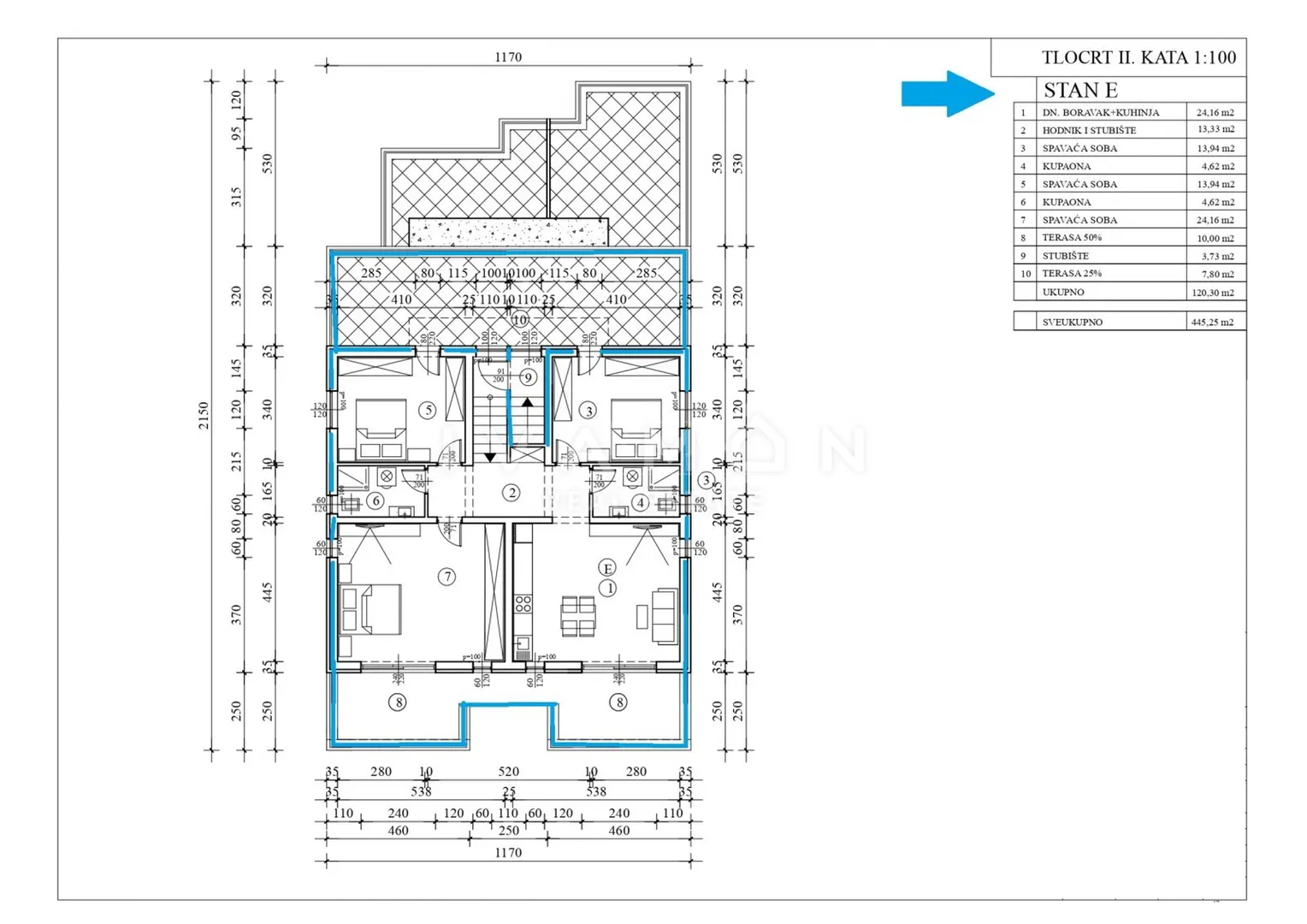novi stan, okolica poreča, 120 m2, prodaja - slika 2