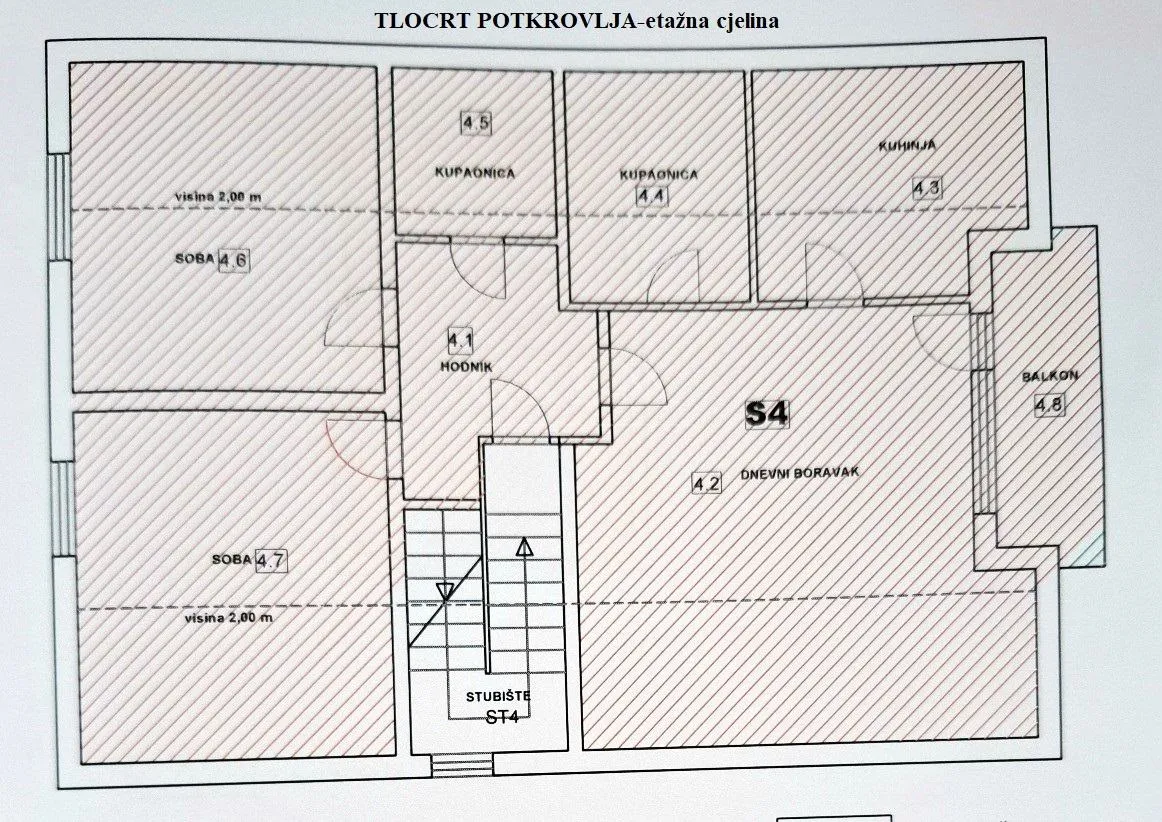 kuća zagreb trnava, 525 m2+garaža, 8 stana - slika 19