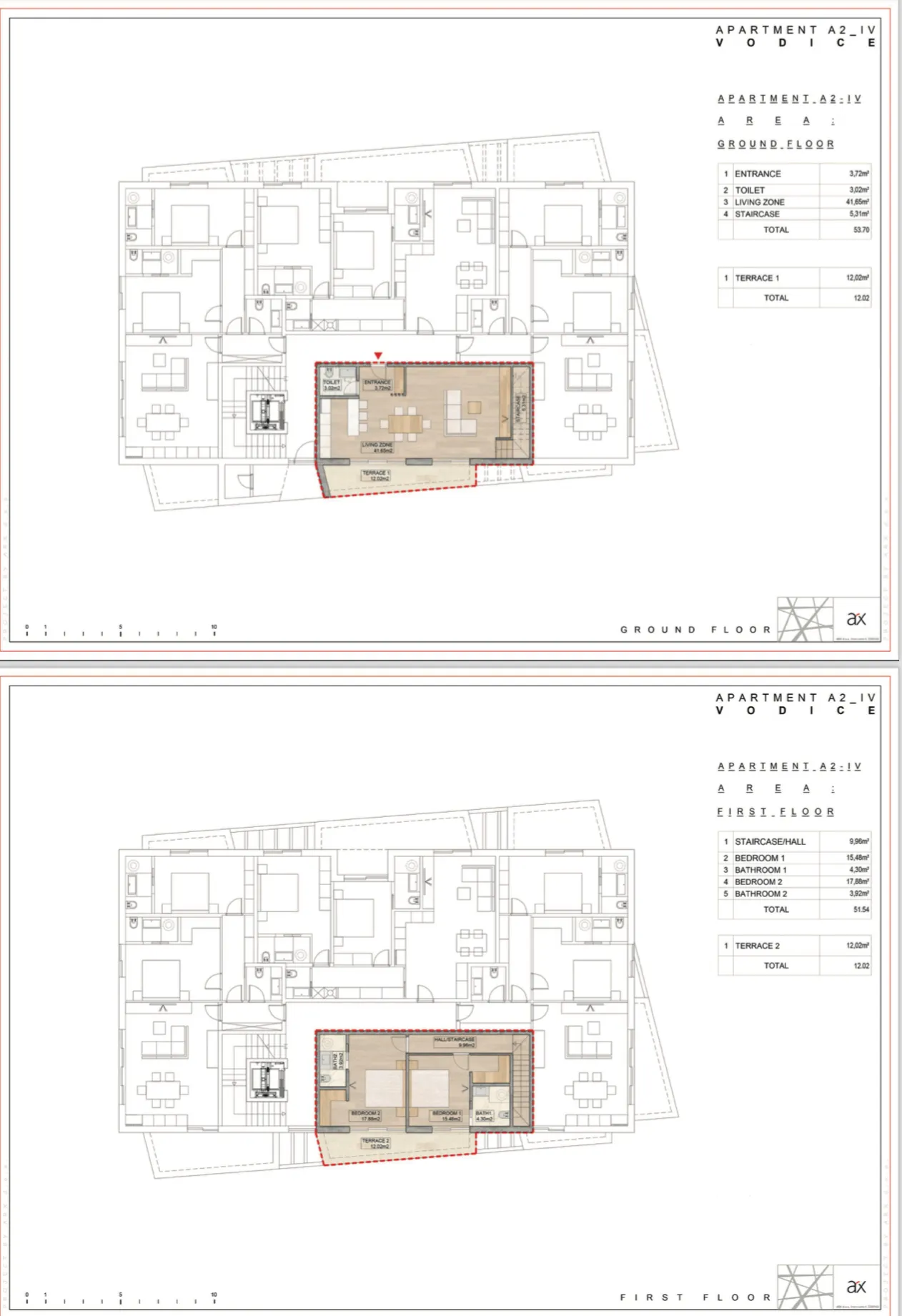 luksuzni dvoetažni stan u vodicama a2-4 - 112,99 m2 - la ginestra residence - slika 10