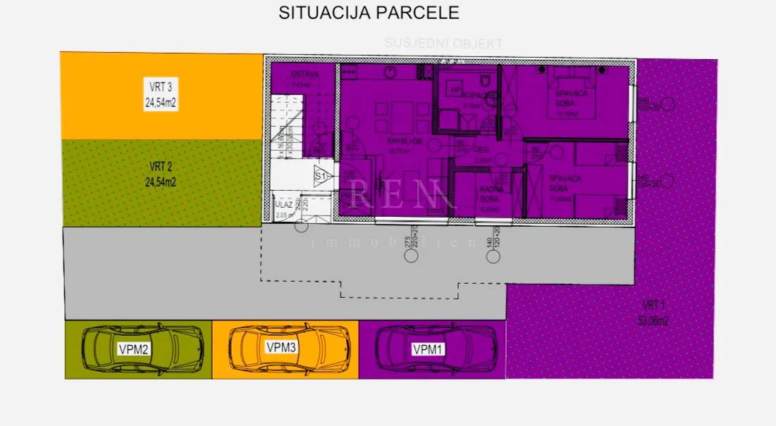 novogradnja gornja dubrava,stan s terasom i vrtom 76,86m2 ,prodaja! - slika 9