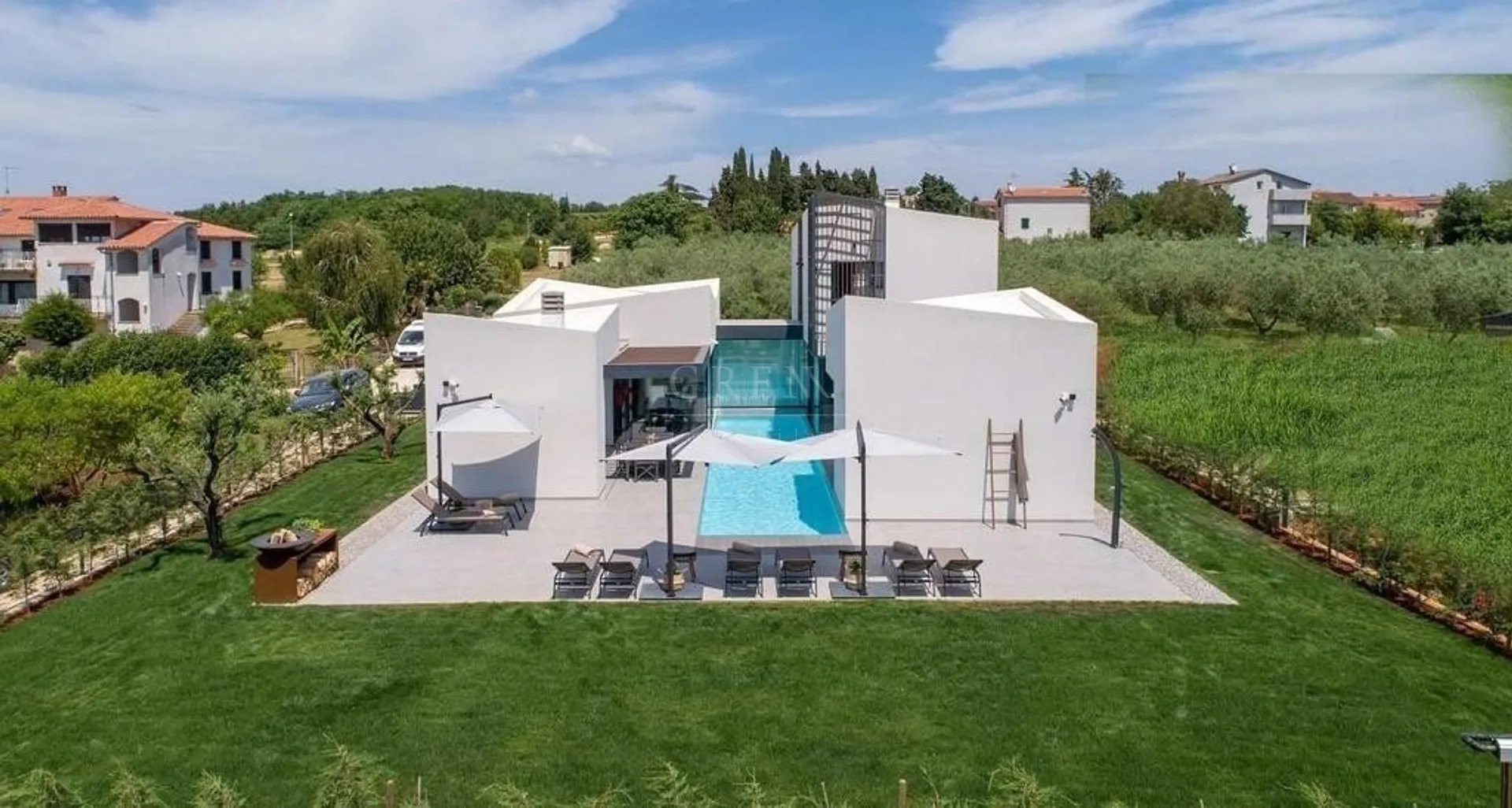 luksuzna vila sa bazenom, pogled more, 280 m2, prodaja - slika 2