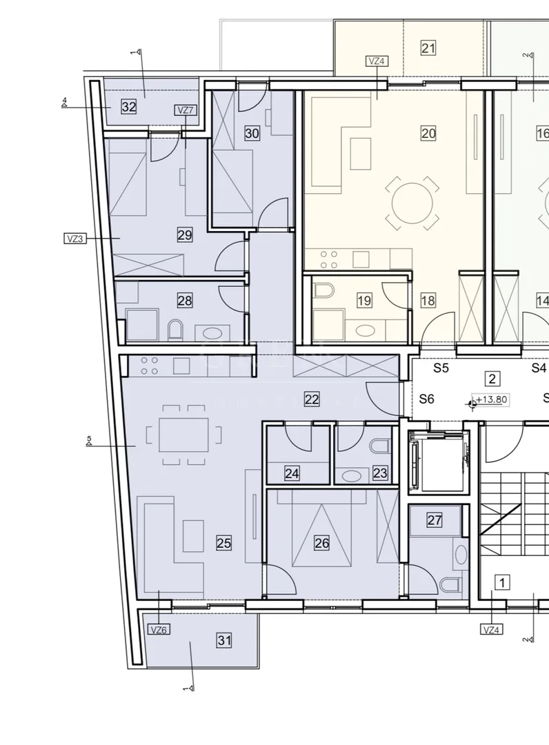 novogradnja zagreb dubrava, 84.29 m2, 4s stan, garaža - slika 7