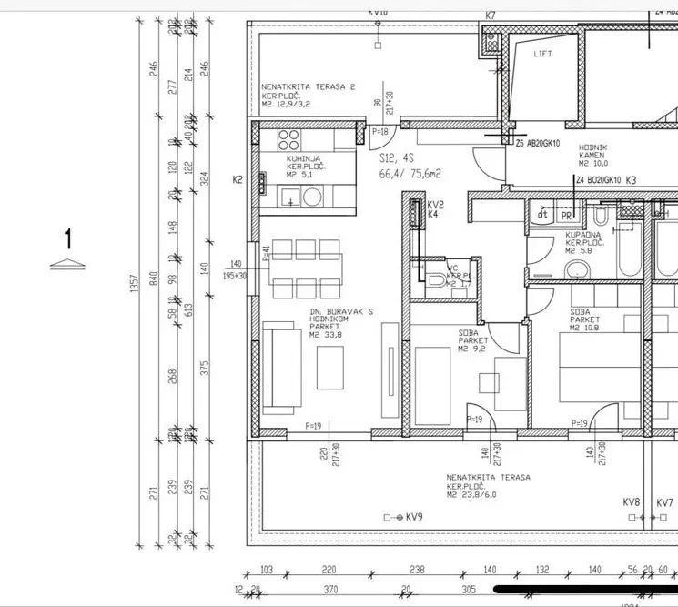 prodaja stana – 78,60 m² neto + garažno mjesto! - slika 24