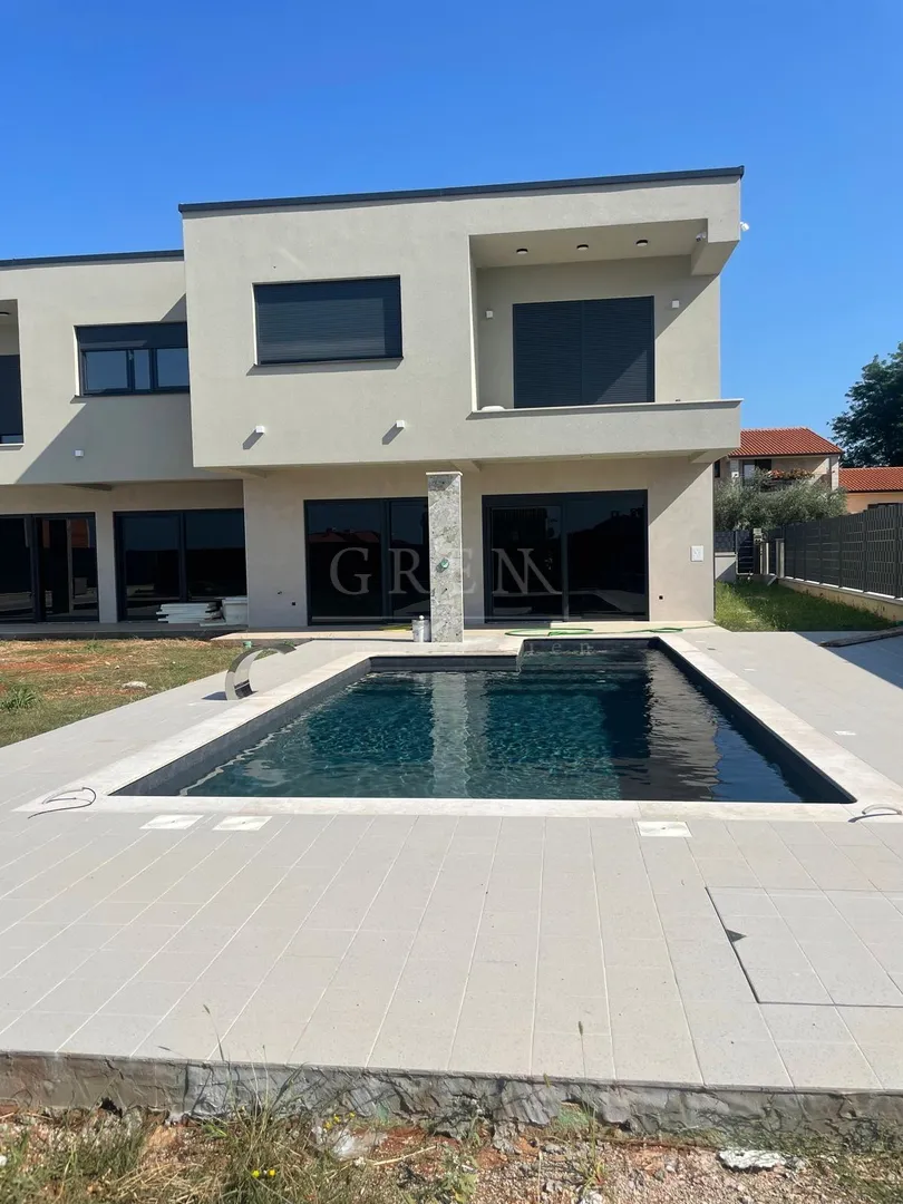dvojna kuća u izgradnji sa pogledom na more, kaštelir, 165 m2 - slika 2