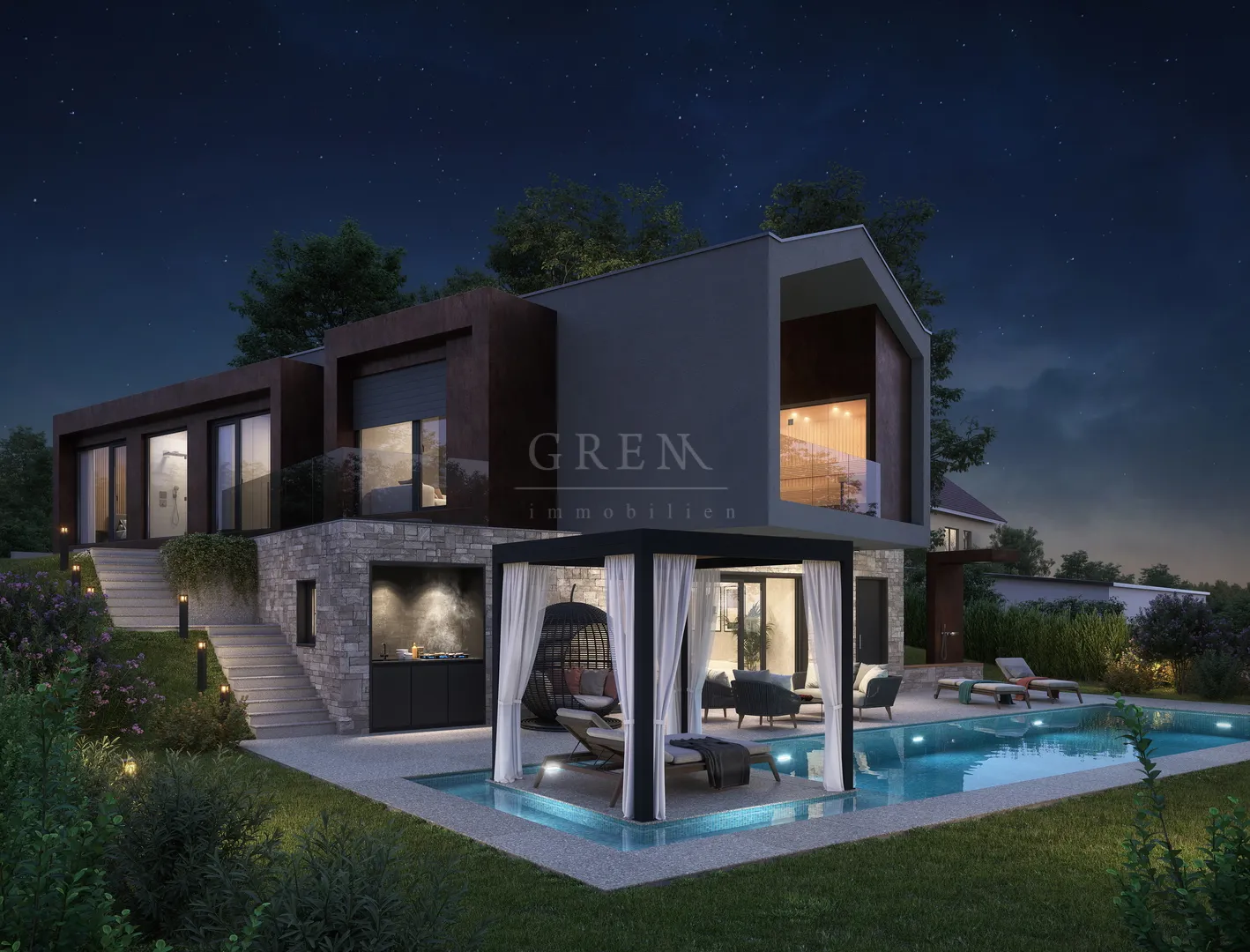 moderna vila sa bazenom, poreč okolica, 200 m2, novogradnja - slika 3