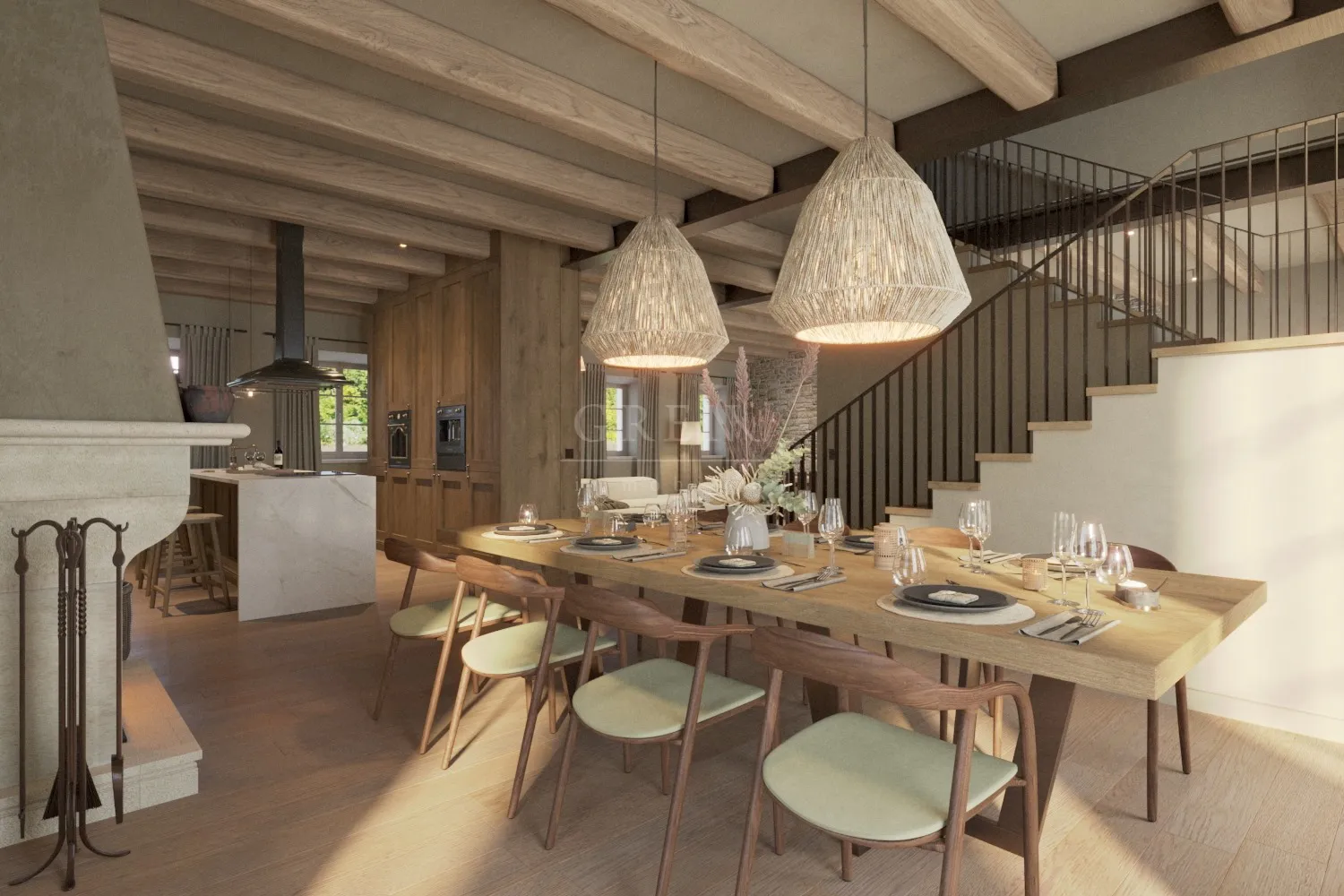 kamena kuća, sveti lovreč, 250 m2+850 m2 parcela, prilika - slika 15