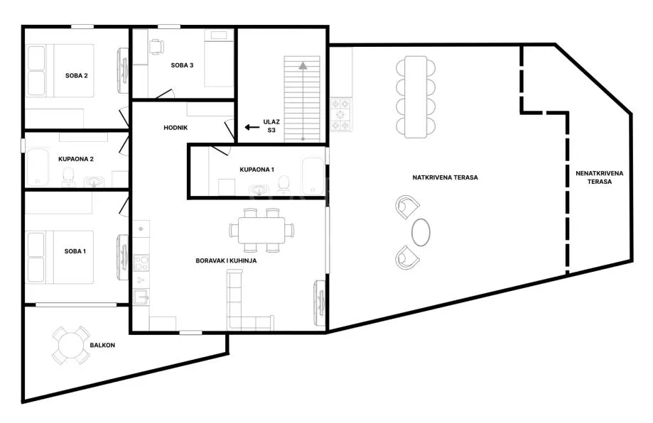 prestižna novogranja penthouse, zagreb (gračani) 137 m2 prodaja - slika 11
