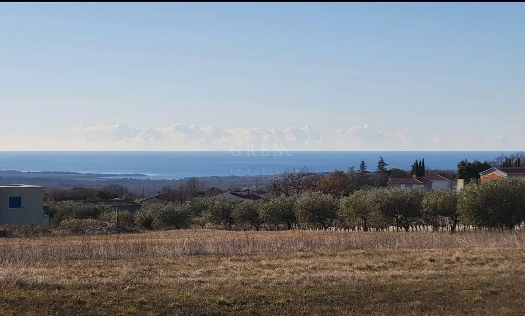 Građevinsko zemljište sa građevinskom dozvolom i prelijepim pogledom na more - Poreč