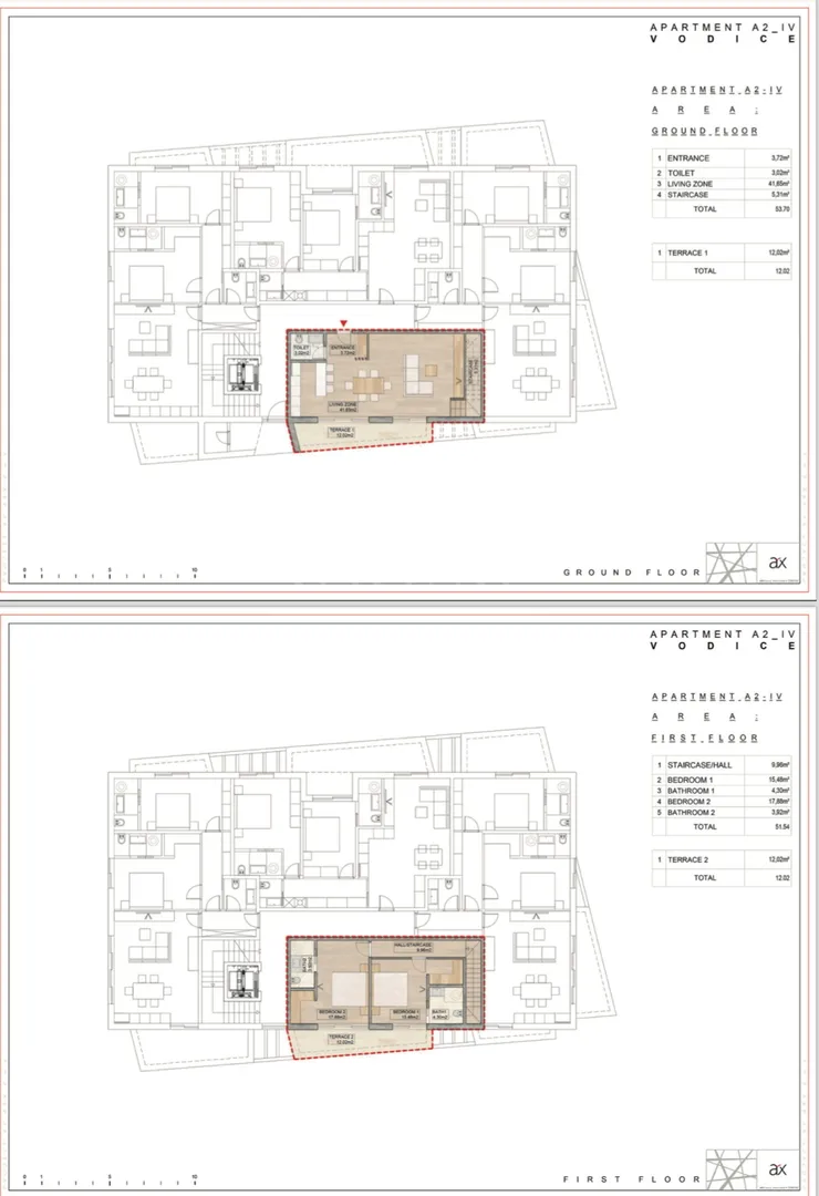 luksuzni dvoetažni stan u vodicama a2-4 - 112,99 m2 - la ginestra residence - slika 9