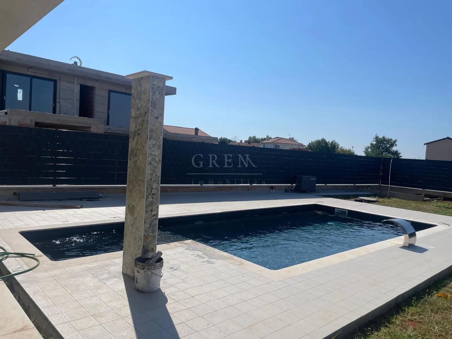 dvojna kuća u izgradnji sa pogledom na more, kaštelir, 165 m2 - slika 4