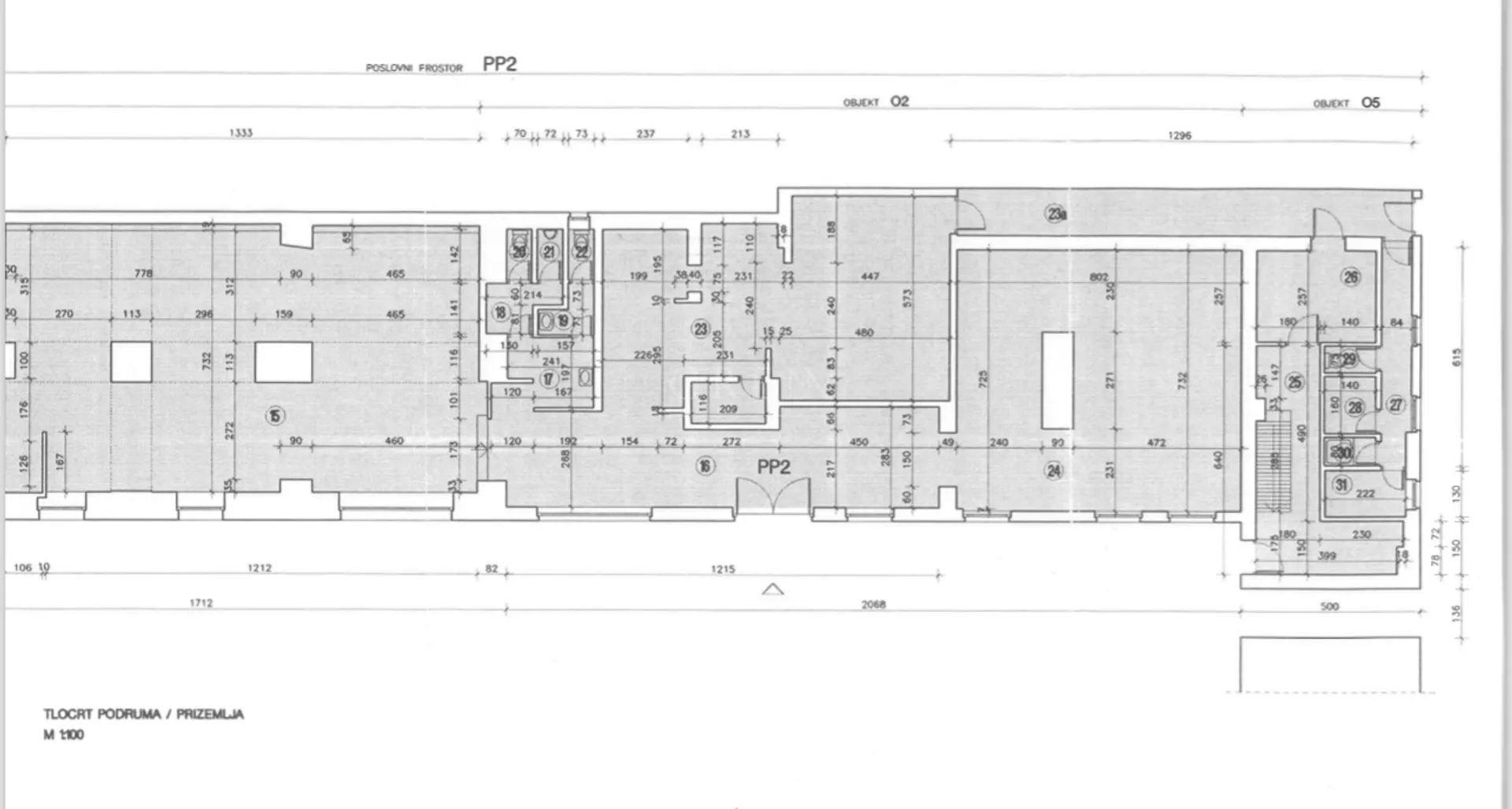 poslovni prostor zagreb centar, ilica, 350 m2, prilika - slika 1