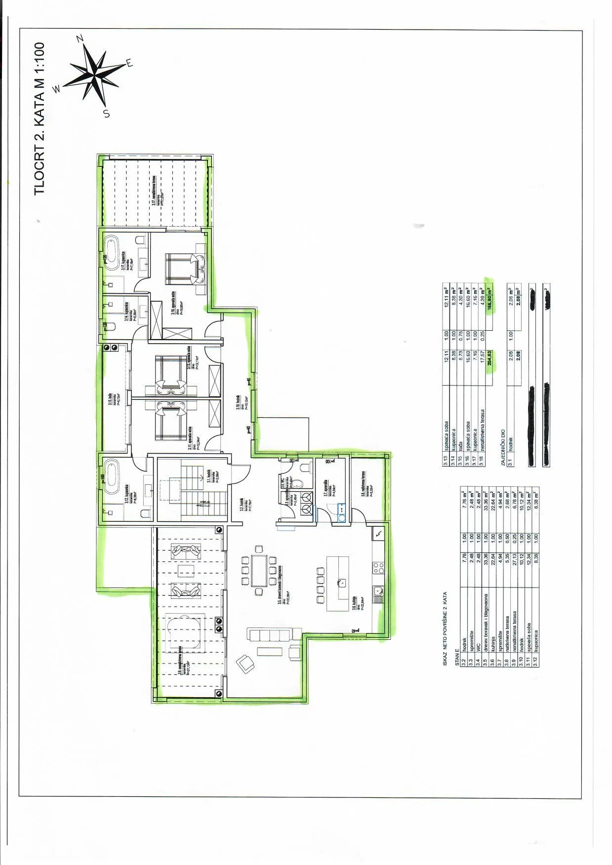 penthouse 500 m od mora u poreču - slika 7