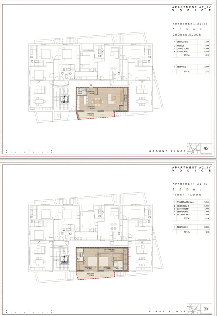 luksuzni dvoetažni stan u vodicama a2-4 - 112,99 m2 - la ginestra residence - slika 9