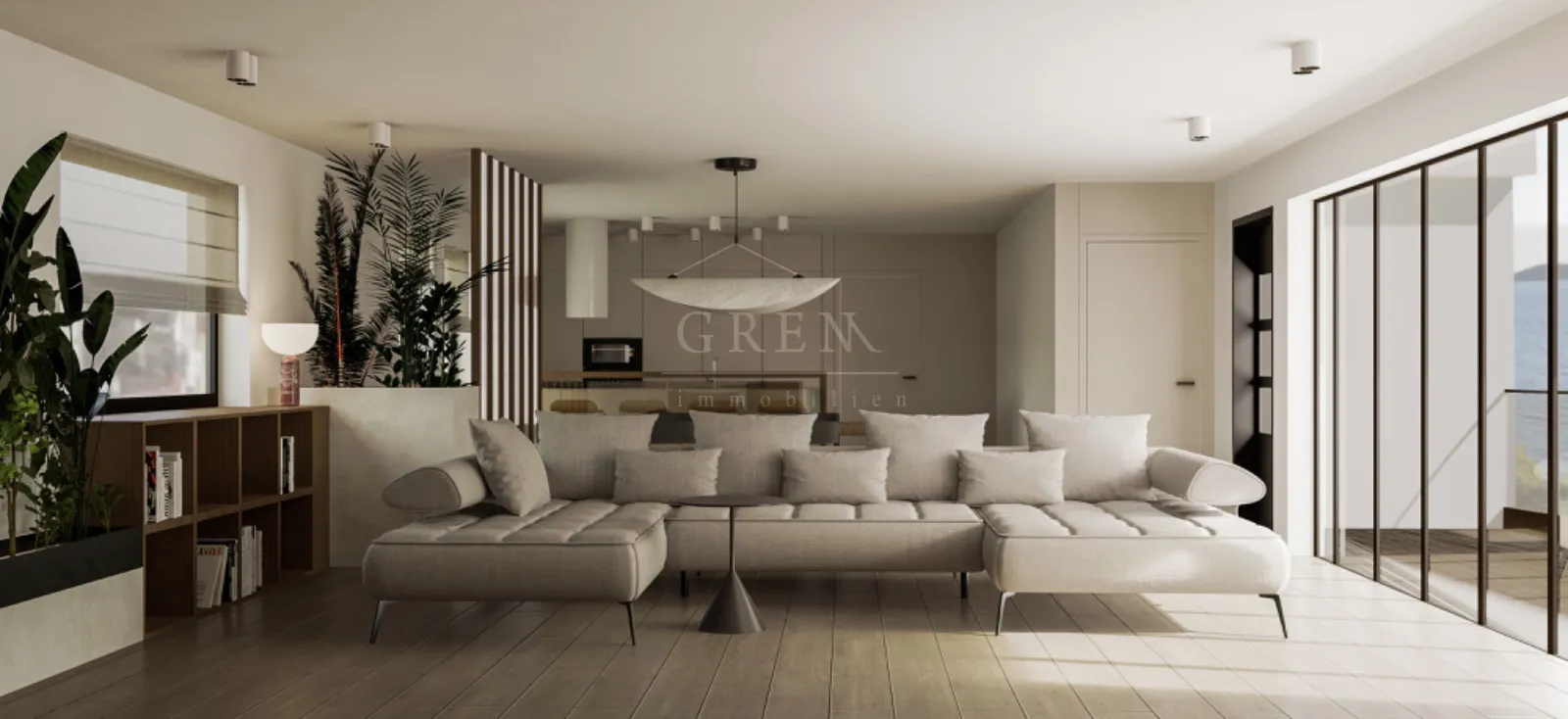 luksuzna novogradnja, 4-sobni duplex a3, 102m2 + 45m2 loggia – drage, pakoštane - slika 3