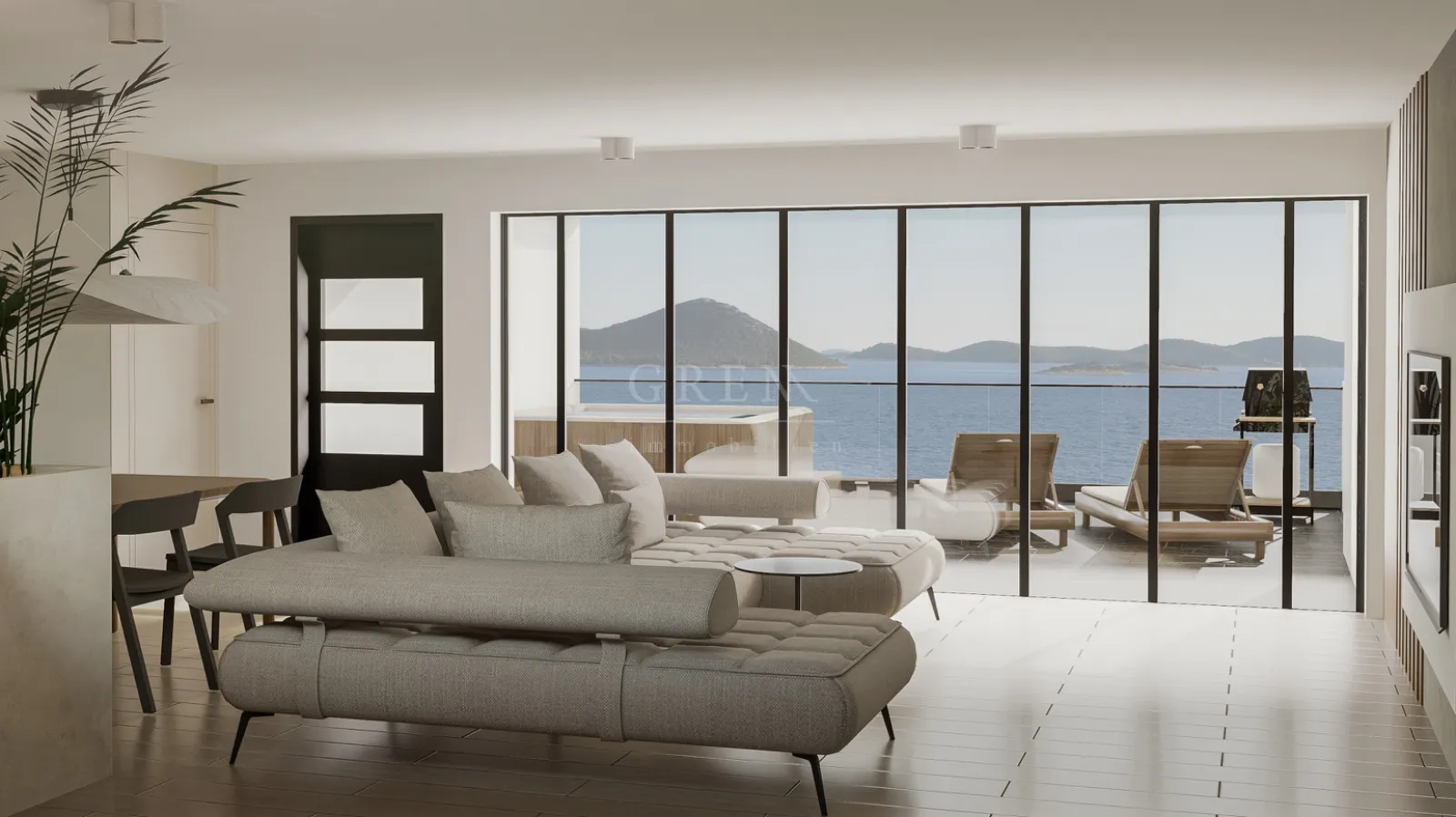 luksuzna novogradnja, 4-sobni duplex a2, 102m2 + 51m2 loggia – drage, pakoštane - slika 8