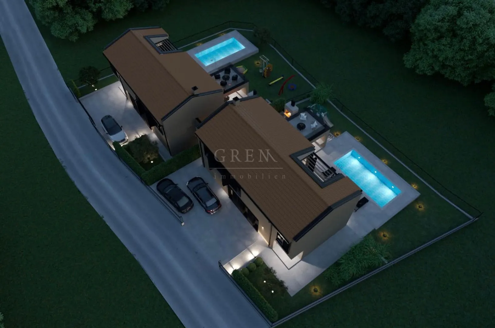 građevinsko zemljište sveti lovreč, 1300 m2 sa građevinskom dozvolom - slika 2