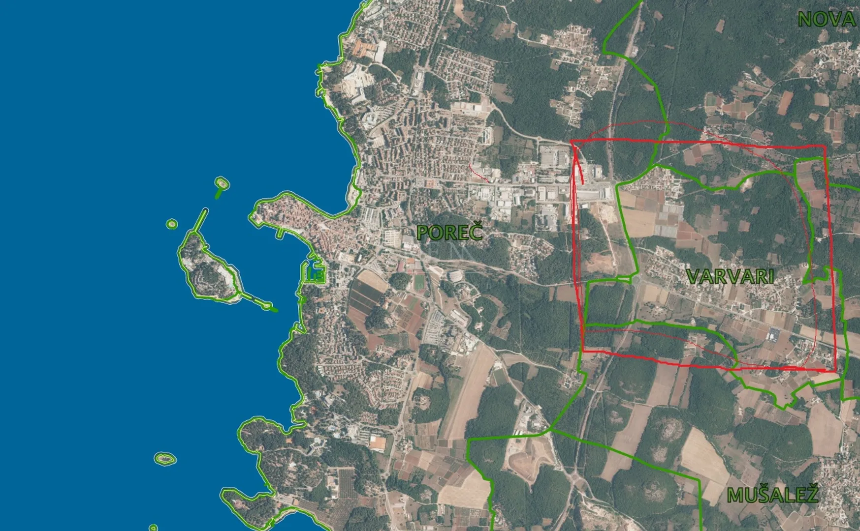 Poljoprivredna parcela nadomak Poreča