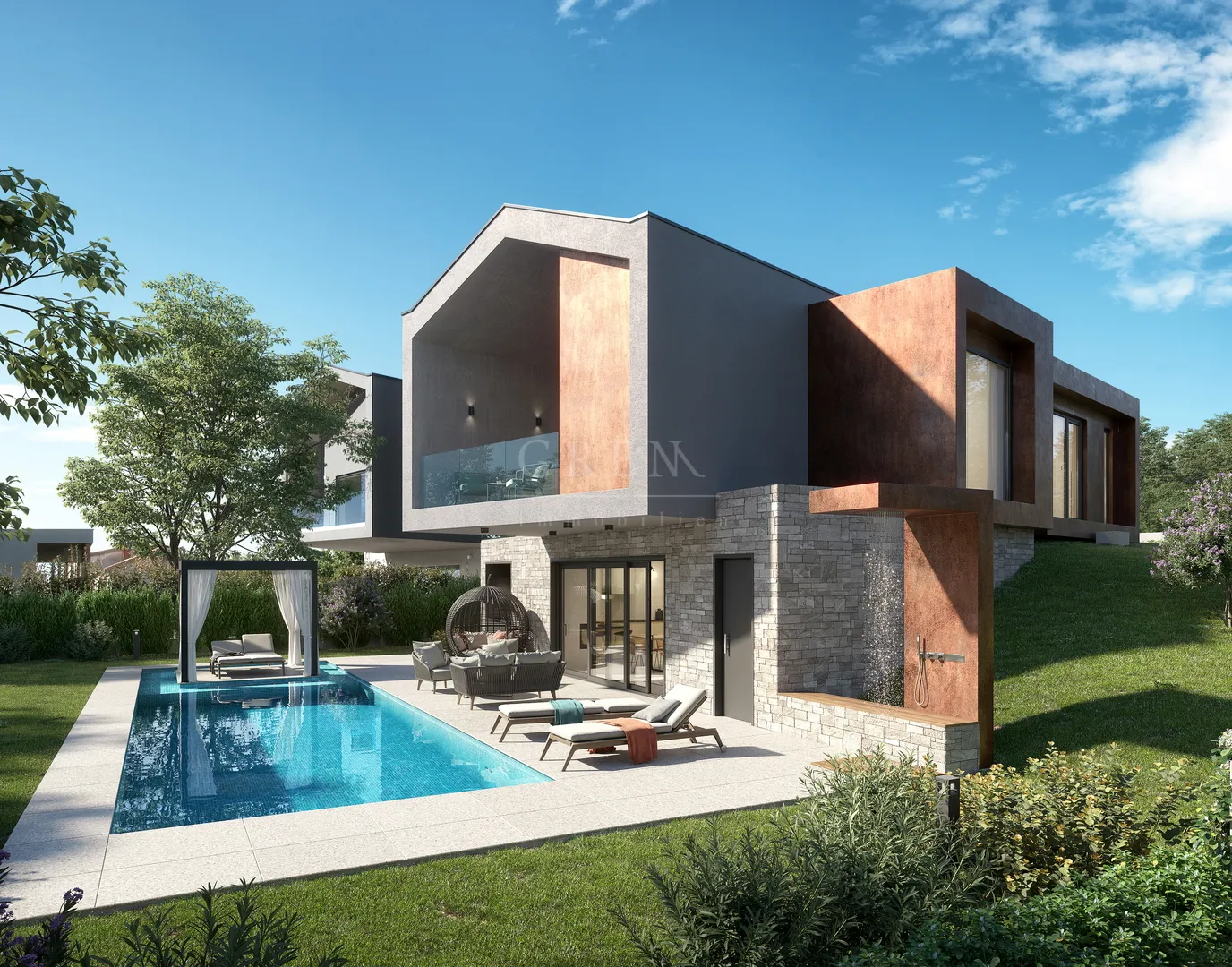 moderna vila sa bazenom, poreč okolica, 200 m2, novogradnja - slika 2