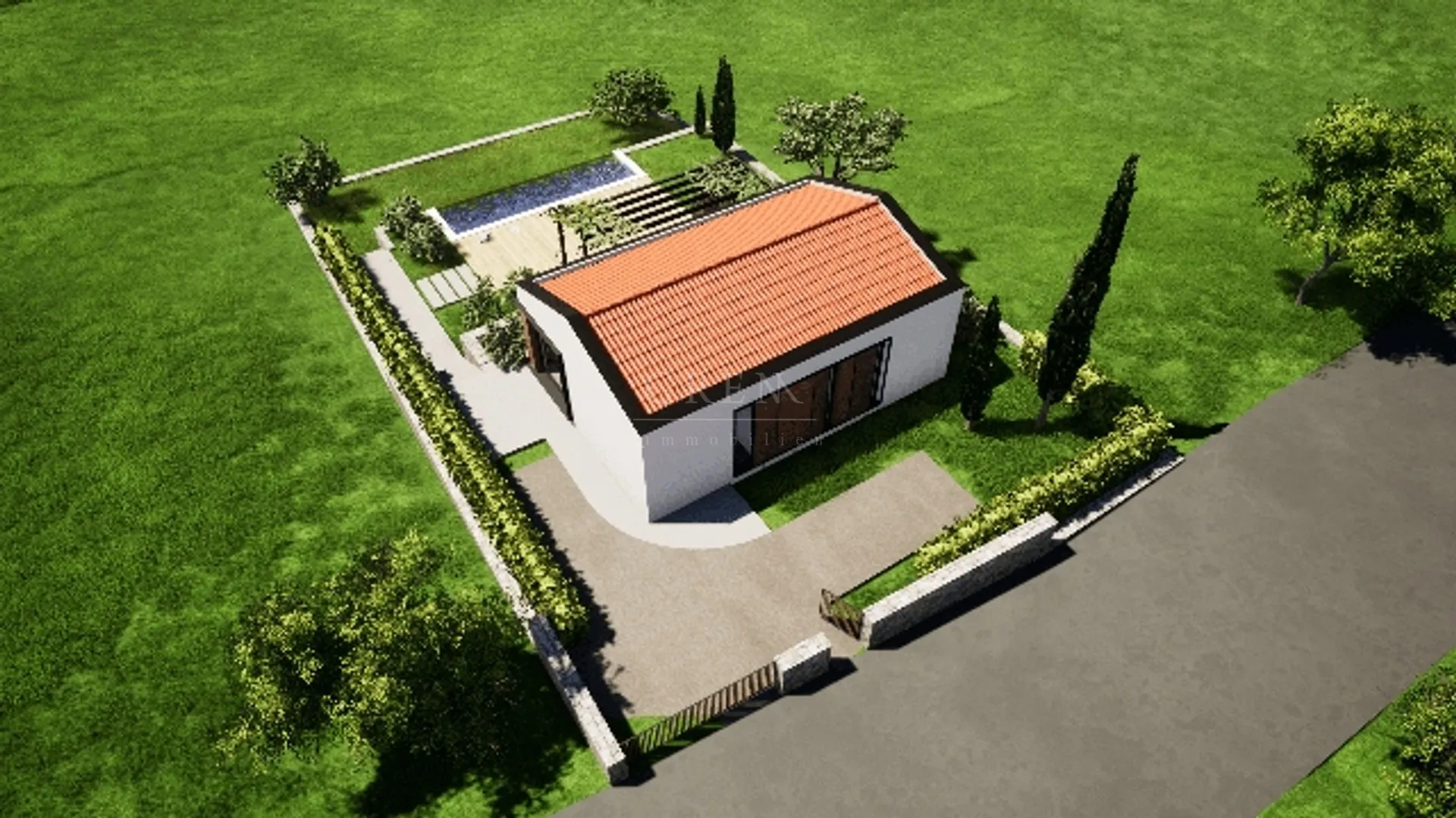 kuća s bazenom u izgradnji, višnjan, 67 m2 - slika 6