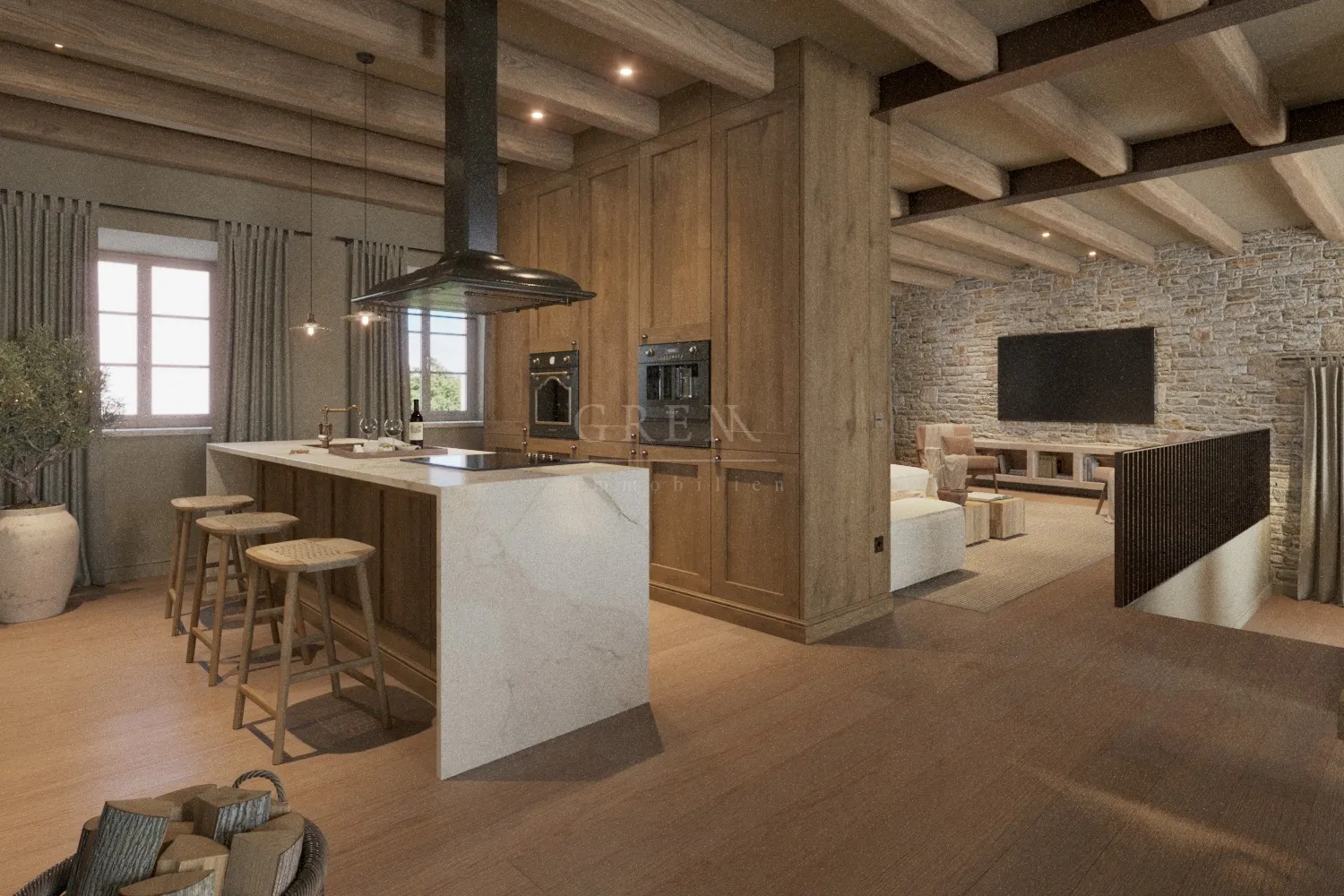 kamena kuća, sveti lovreč, 250 m2+850 m2 parcela, prilika - slika 18