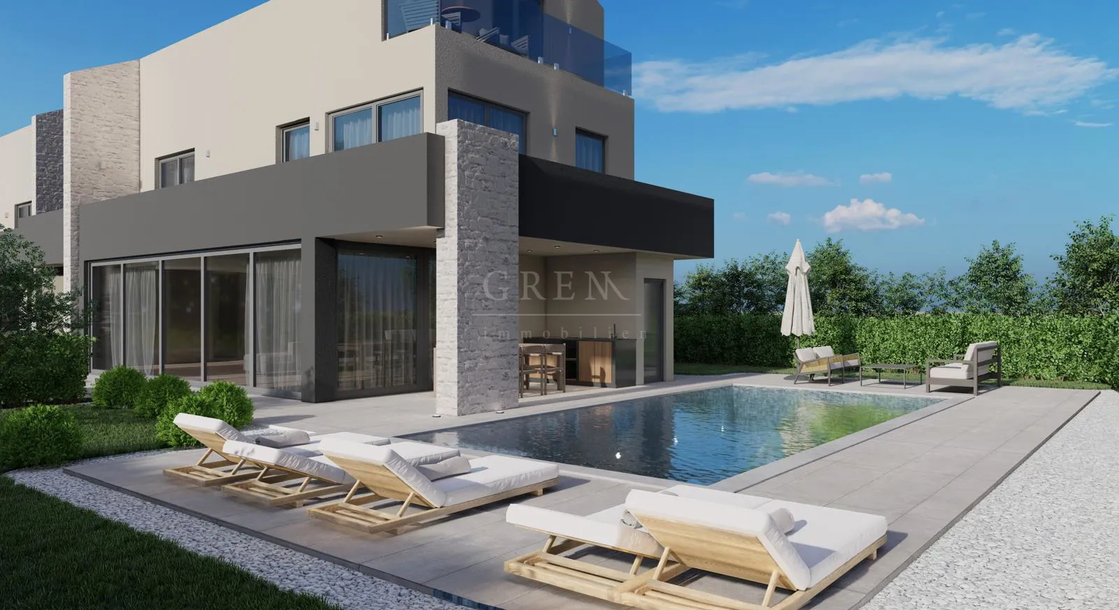 dvojna kuća udaljena 500 m od mora u poreču - slika 5