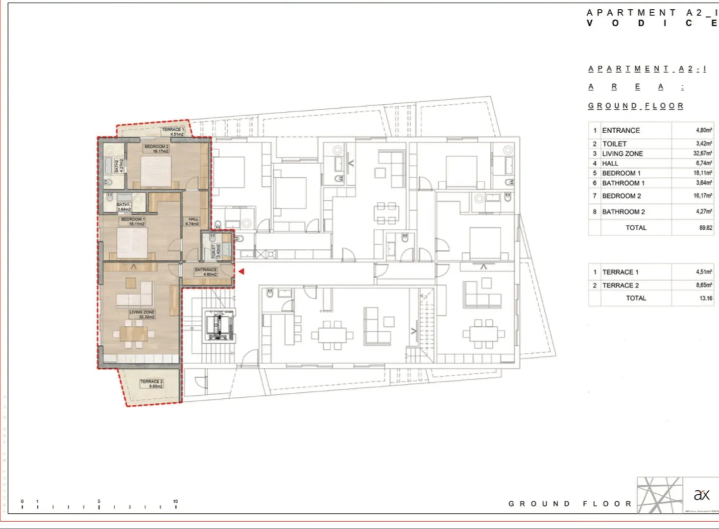 luksuzni stan u vodicama a2-1 - 107,40 m2 - la ginestra residence - slika 12