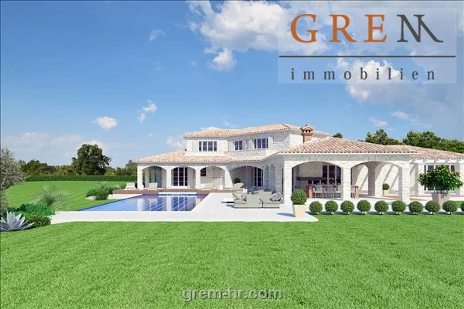 građevinsko i poljoprivredno zemljište 9000m2 sa građevinskom dozvolom, poreč 14 km - slika 2
