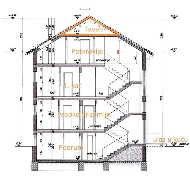 kuća zagreb trnava, 525 m2+garaža, 8 stana - slika 21