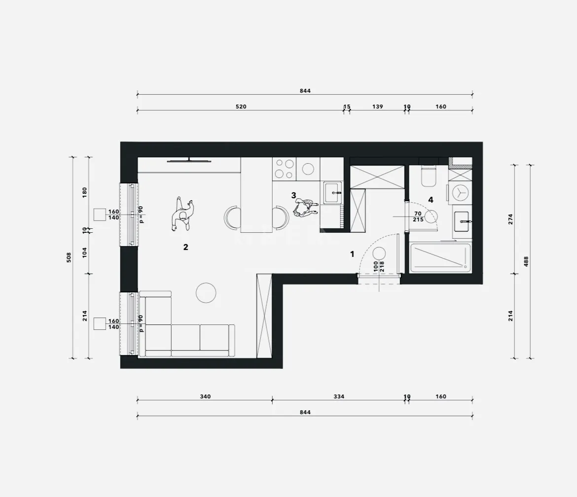 novogradnja – luksuzan stan 30,78m2– sveti duh! - slika 4