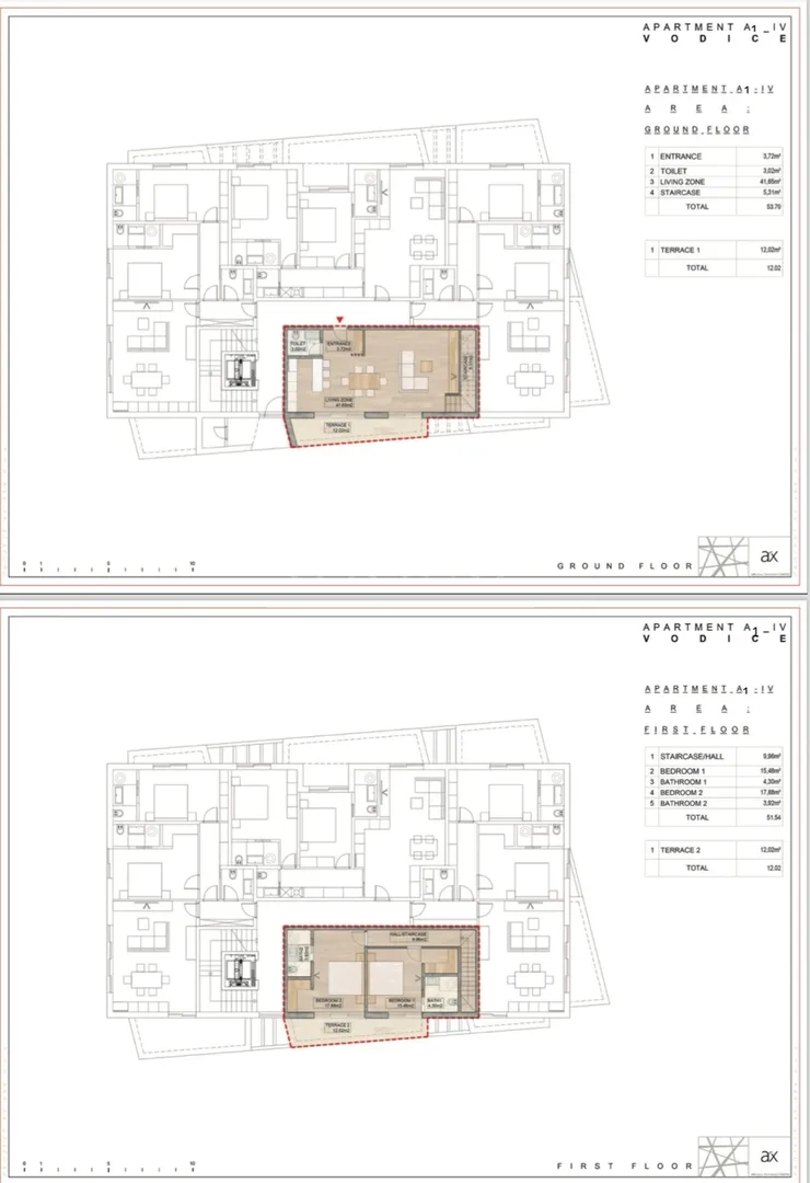 luksuzni dvoetažni stan u vodicama a1-4 - 112,99 m2 - la ginestra residence - slika 8