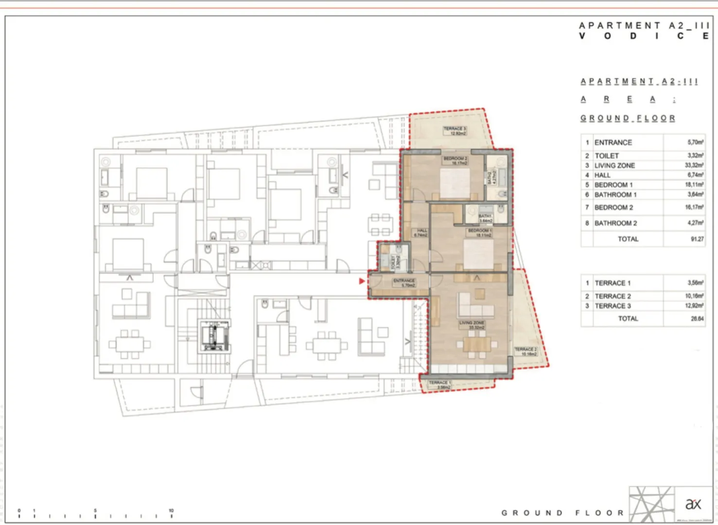 luksuzni stan u vodicama a2-3 - 116,65 m2 - la ginestra residence - slika 12