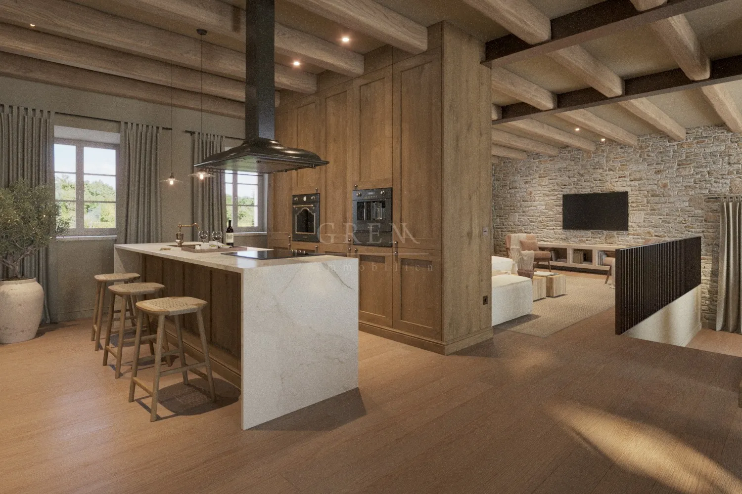 kamena kuća, sveti lovreč, 250 m2+850 m2 parcela, prilika - slika 14